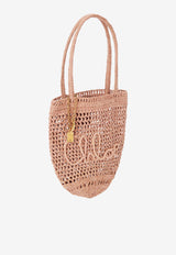Chloé Small Summer Banana Tote Bag in Raffia CH25AS903P0824M