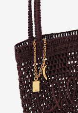 Chloé Small Summer Banana Tote Bag in Raffia CH25AS903P0824X