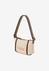 Chloé Carry Shoulder Bag in Raffia CH25UP566P3824P