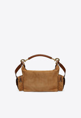 Chloé Medium Suede Camera Shoulder Bag Brown CH25US533P37/Q_CHLOE-25M