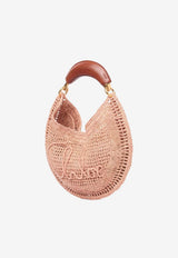 Chloé Summer Banana Raffia Hobo Bag Beige CH25US902P08 24M