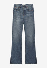 Chloé Logo Patch Washed Jeans Blue CH25WDP76153/R_CHLOE-4A1