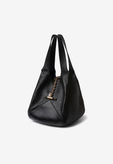 Chloé Small Balloon Grained Leather Shoulder Bag Black CH25WS644Q15 001
