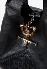 Chloé Small Balloon Grained Leather Shoulder Bag Black CH25WS644Q15 001