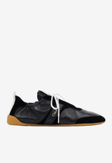 Chloé Kick Nylon and Suede Sneakers Black CH26S15RVQ 001
