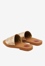Chloé Woody Ribbon Flat Mules Sand CH26S188VH 291