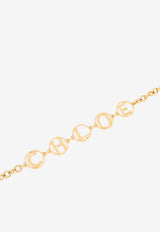 Chloé Logo Script Jewelry Belt Gold CH26SBJ01CB7 9DC