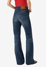 Chloé High-Rise Faded Jeans Indigo CH26SDP04258 4A1