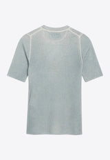 Chloé Wool-Blend Knit Top Blue CH26SMP25510/S_CHLOE-40S