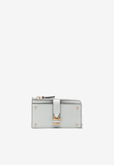 Chloé Small Paddington Leather Zip Cardholder Light Blue CH26SP915O37 344