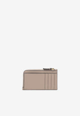 Chloé Small Paddington Leather Zip Cardholder Pink CH26SP915O37 6I4
