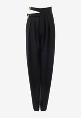 Chloé Wool High-Rise Tailored Pants Black CH26SPA08067 001