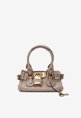 Chloé Small Paddington Leather Top Handle Bag Pink CH26SS805P75/S_CHLOE-6I4