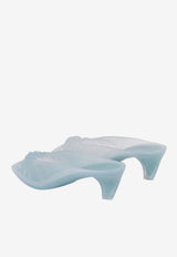 Chloé 55 Knotted Jelly Mules Light Blue CH26U17ORQ 33B
