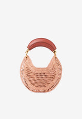 Chloé Mini Summer Banana Hobo Bag Beige CH26UP782P08 24M