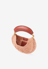 Chloé Mini Summer Banana Hobo Bag Beige CH26UP782P08 24M