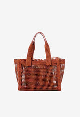 Chloé Summer Banana East-West Raffia Tote Bag Brown CH26US904P08 26M