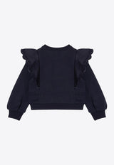 Chloé Kids Girls Ruffled Sweatshirt CHC20364-BCO/P_CHLOE-859 CHC20364-BCO/P_CHLOE-859_621-10
