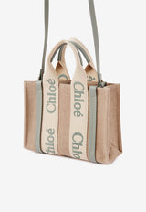 Chloé Small Woody Tote Bag in Linen CHC23AS397L1738T