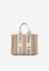 Chloé Small Woody Tote Bag in Linen CHC23AS397L1738T