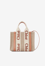 Chloé Small Woody Tote Bag in Linen CHC23AS397L17847