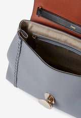 Chloé Medium Penelope Shoulder Bag CHC23US569K1541A STORM BLUE Blue