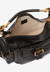 Chloé Shoulder Bag in Shiny Leather CHC24AS533N83001 Black