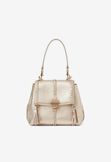 Chloé Small Penelope Leather Top Handle Bag CHC24US567N379DJ LIGHT GOLD