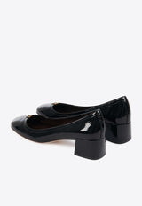 Chloé Marcie 45 Patent Leather Pumps Black CHC24W06RNG001 Black
