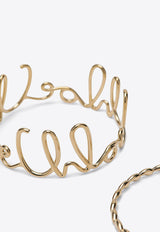 Chloé Iconic Bracelets Set - Set of 2 Gold CHC24WFB36CB7/R_CHLOE-9DC