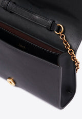 Chloé Iconic Logo Calf Leather Shoulder Bag Black CHC24WS514O32001 Black