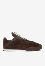 Chloé Kick Suede Low-Top Sneakers Brown CHC25A07IMS/R_CHLOE-27Z