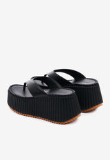 Chloé Nama Wedge Flatform Slides CHC25A10XSN001