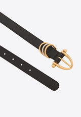 Chloé Bracelet Calf Leather Belt Black CHC25SC004SFB001 Black