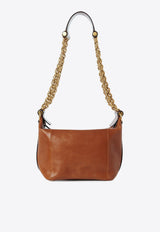 Chloé Camera Chain Leather Shoulder Bag Brown CHC25SS418N8326M Clay Brown