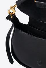 Chloé Ride Calf Leather Shoulder Bag Black CHC25SS581O32001 Black