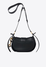 Chloé Small Ride Calf Leather Shoulder Bag Black CHC25SS582O32001 Black