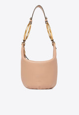 Chloé Small Bracelet Shoulder Bag in Grained Leather Pink CHC25SS618O37527 Woodrose