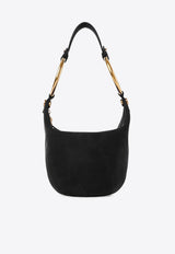 Chloé Small Bracelet Suede Shoulder Bag Black CHC25SS618O84001 Black