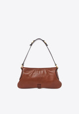 Chloé Kerala 25 Leather Shoulder Bag Brown CHC25SS743O4925A Dark Ebony