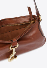 Chloé Kerala 25 Leather Shoulder Bag Brown CHC25SS743O4925A Dark Ebony