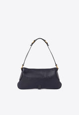 Chloé Kerala 25 Leather Shoulder Bag Black CHC25SS743O4944C Black Navy
