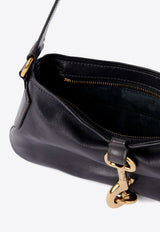 Chloé Kerala 25 Leather Shoulder Bag Black CHC25SS743O4944C Black Navy