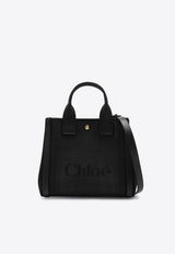 Chloé Small Carry Canvas Shoulder Bag Black CHC25SS911O65/R_CHLOE-001