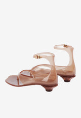 Chloé Signature Jelly Sandals Brown CHC25U09VRQ 260