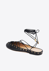 Chloé Ghillies Leather Ballet Flats Black CHC25U10BRI/Q_CHLOE-001