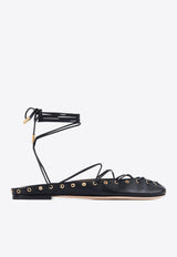 Chloé Ghillies Leather Ballet Flats Black CHC25U10BRI/Q_CHLOE-001