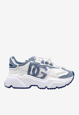 Daymaster Nylon and Denim Sneakers