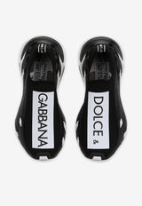 Dolce & Gabbana Sorrento Stretch Mesh Slip-On Sneakers Black CK2172 AH414 8S597