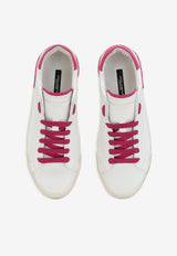 Dolce & Gabbana Portofino Calf Leather Sneakers White CK2203 AM779 8K084